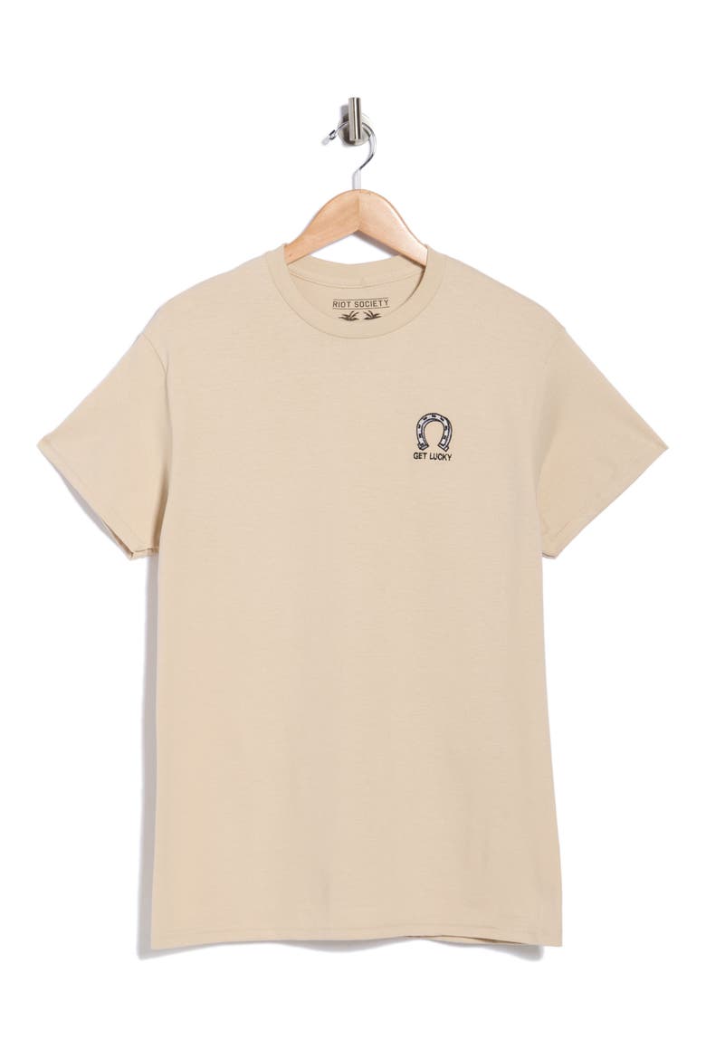Get Lucky 2.0 Cotton Graphic T-Shirt, Alternate, color, CREAM