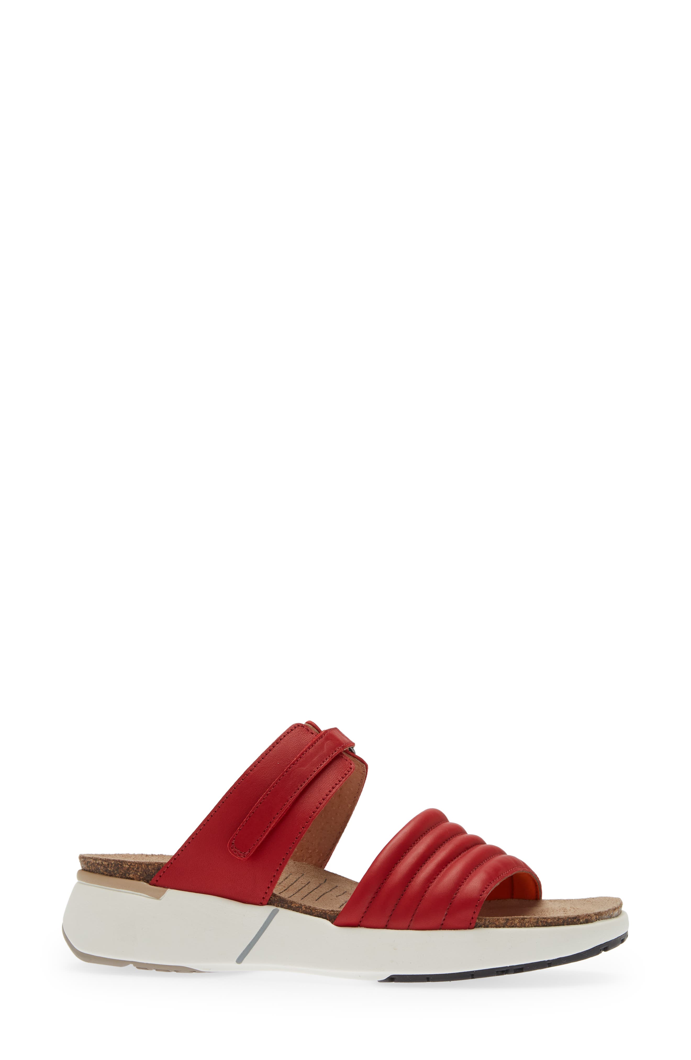 Vesta Sandal, Alternate, color, KISS RED LEATHER