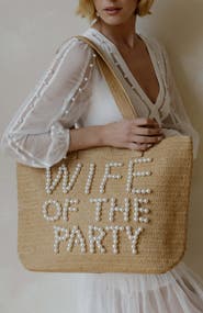 Untamed Petals Bach Party Pearl Tote