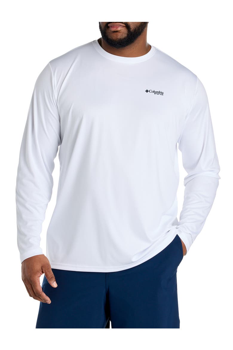 Big & Tall Fish Crab Long-Sleeve Graphic Tee, Alternate, color, WHITE