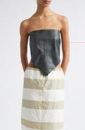 Paloma Wool Alba Leather Scarf Top