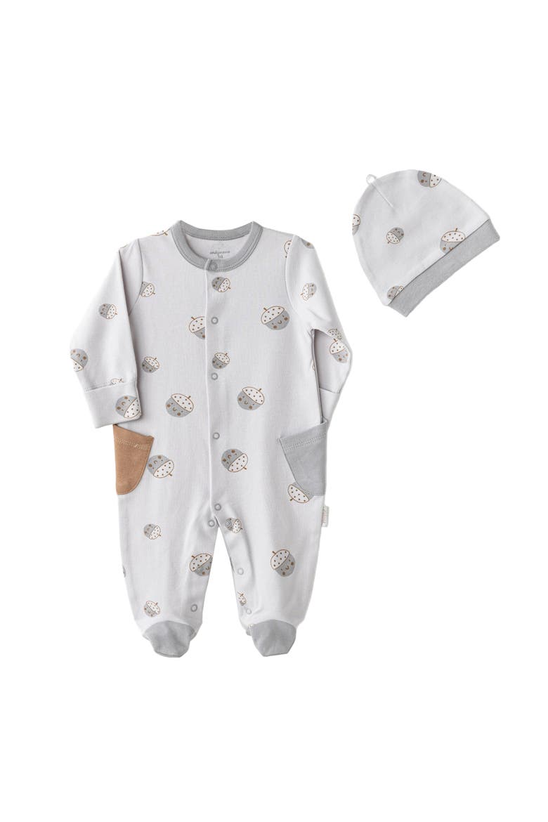 Cozy Crumbs Romper Set, Main, color, Grey