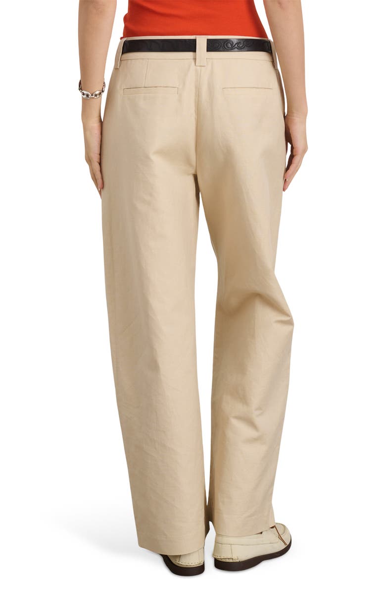 Alex Mill Soho Linen & Cotton Pants, Alternate, color, Tan