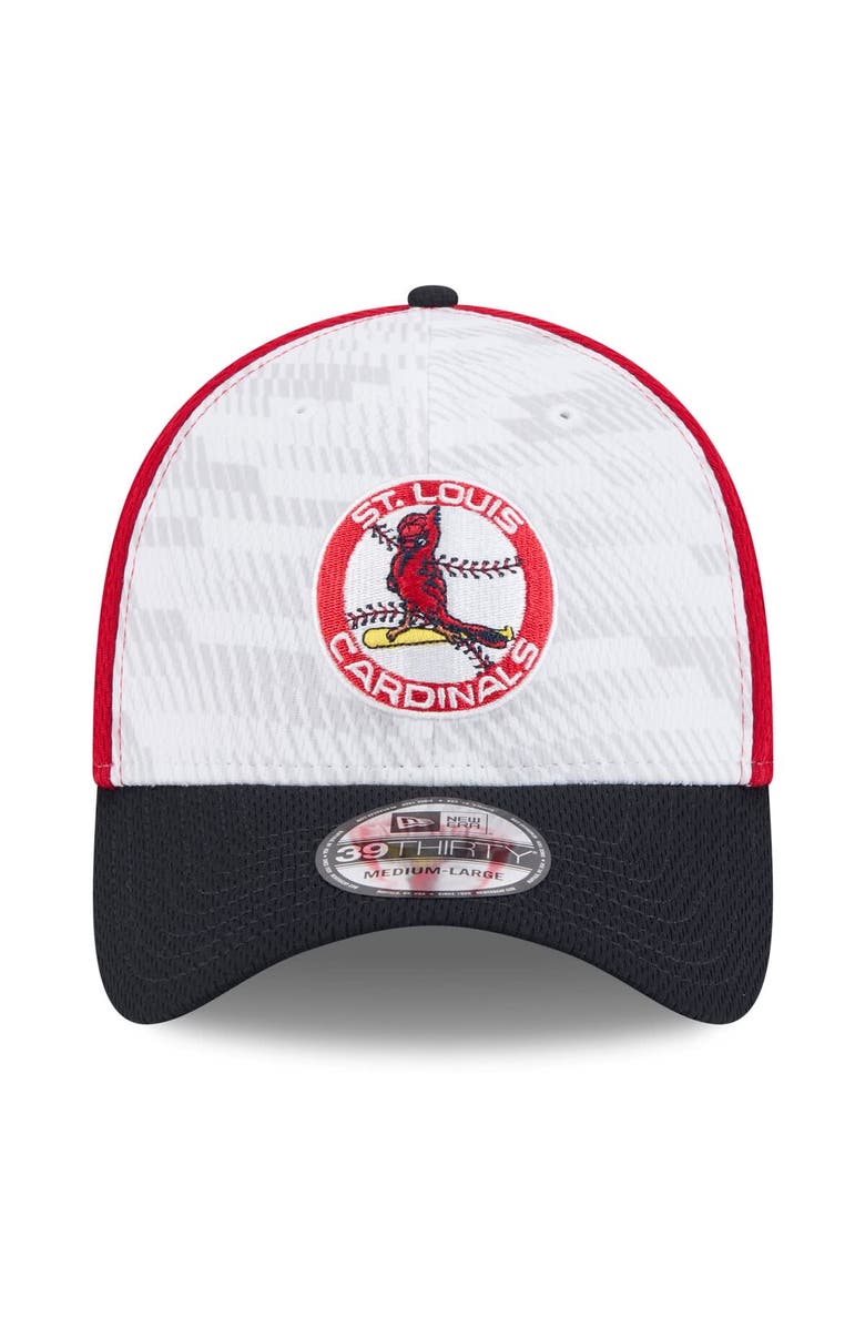 New Era Men's New Era Red/Black St. Louis Cardinals 2025 MLB Clubhouse 39THIRTY Flex Hat, Alternate, color, Red