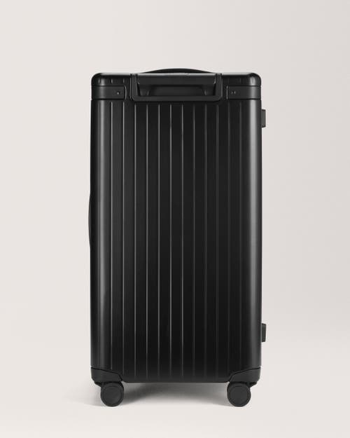 Carl Friedrik The Trunk Suitcase In Black/black