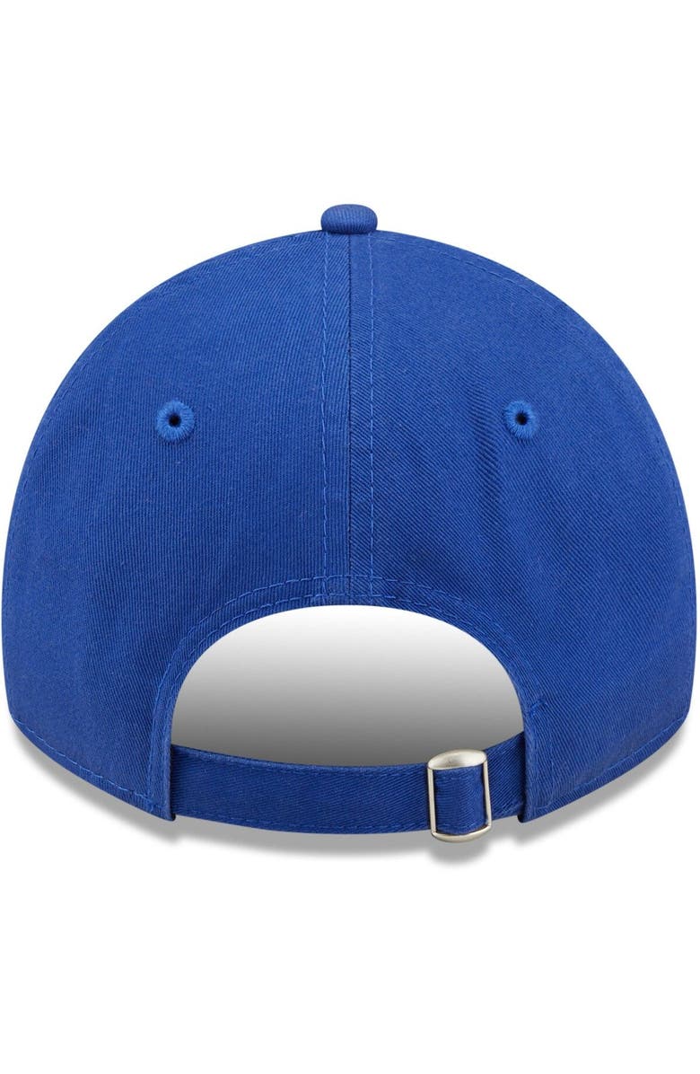 New Era Women's New Era Blue New York Knicks Mini Patch 9TWENTY Adjustable Hat, Alternate, color, 