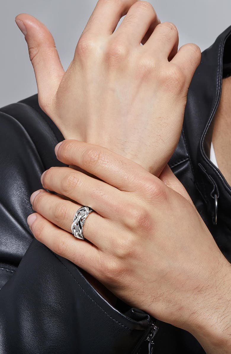 John Hardy Men's Classic Chain Ring, Alternate, color, 