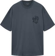 AllSaints Orlando Logo Oversize Graphic T-Shirt