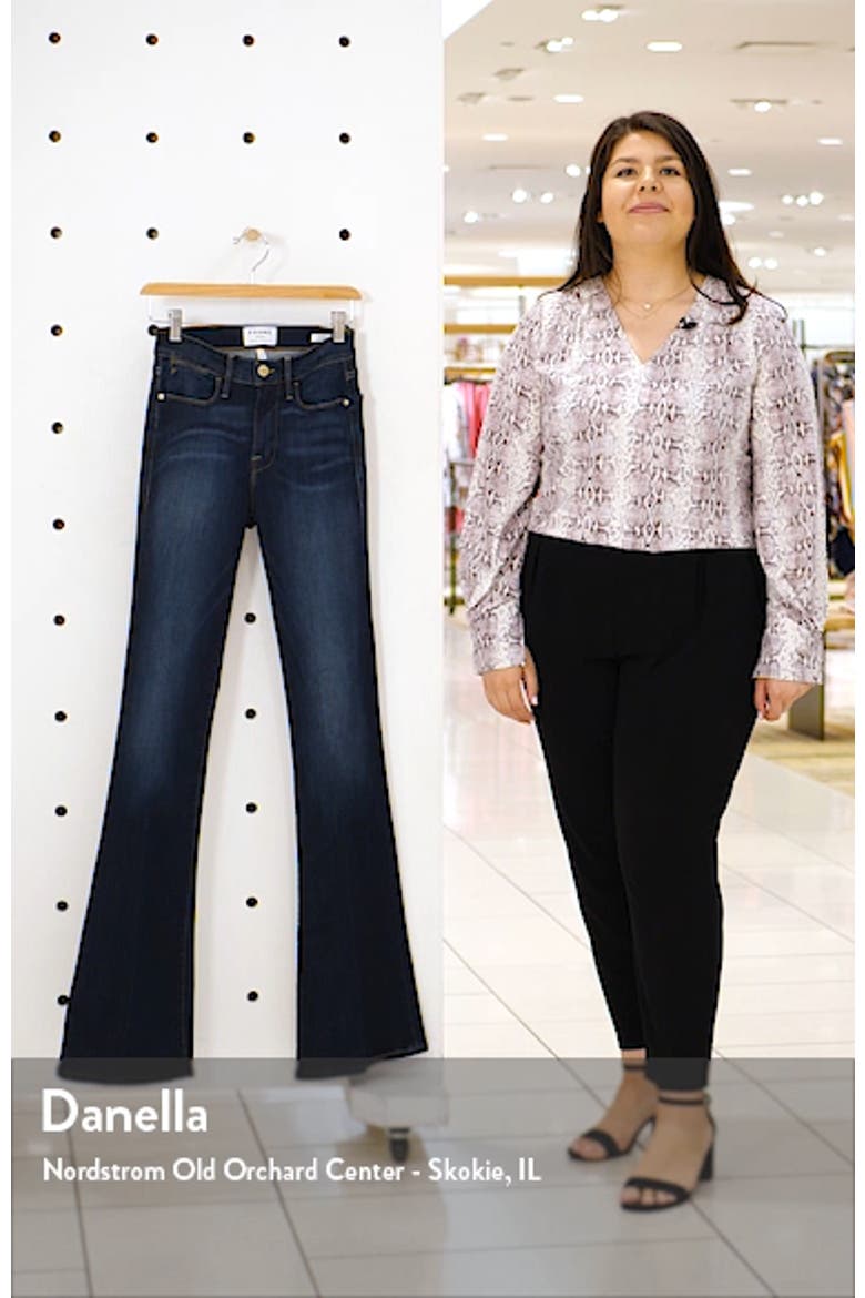 Le High Waist Flare Jeans video