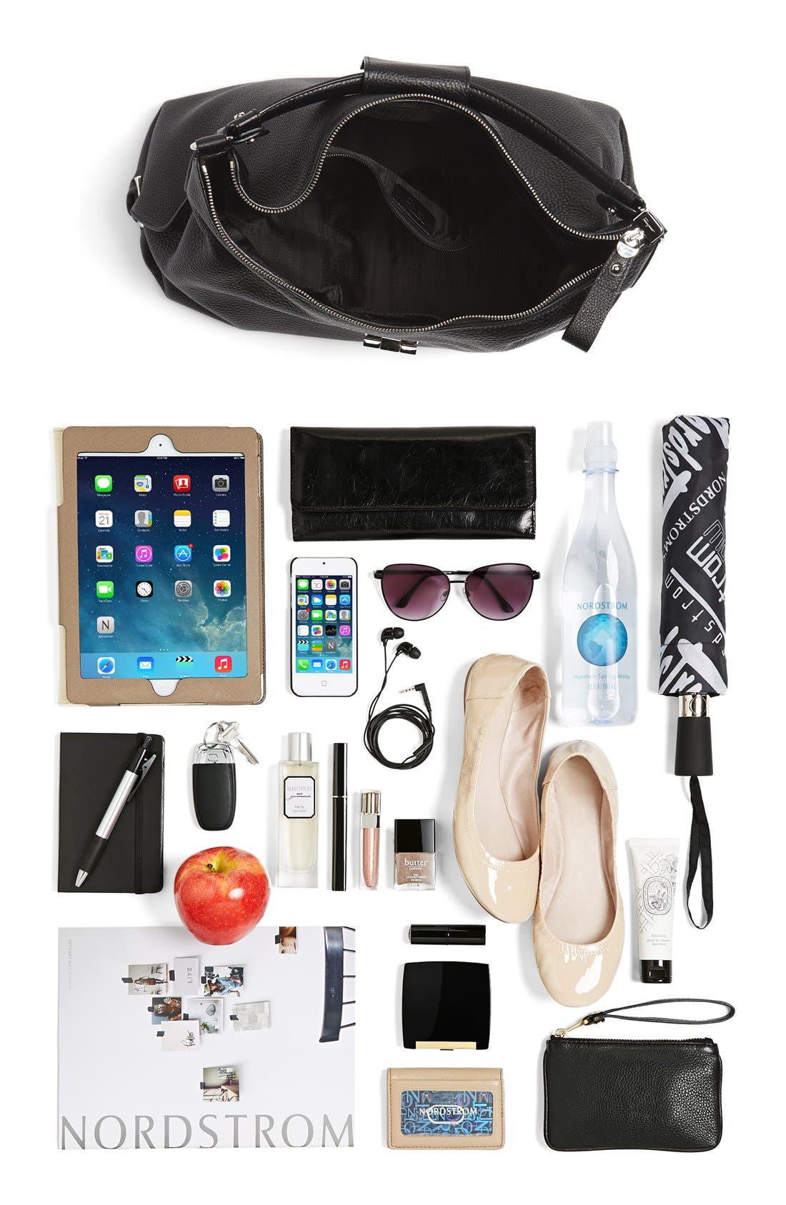 FERRAGAMO Salvatore Ferragamo 'New Fanisa' Leather Hobo, Alternate, color, 