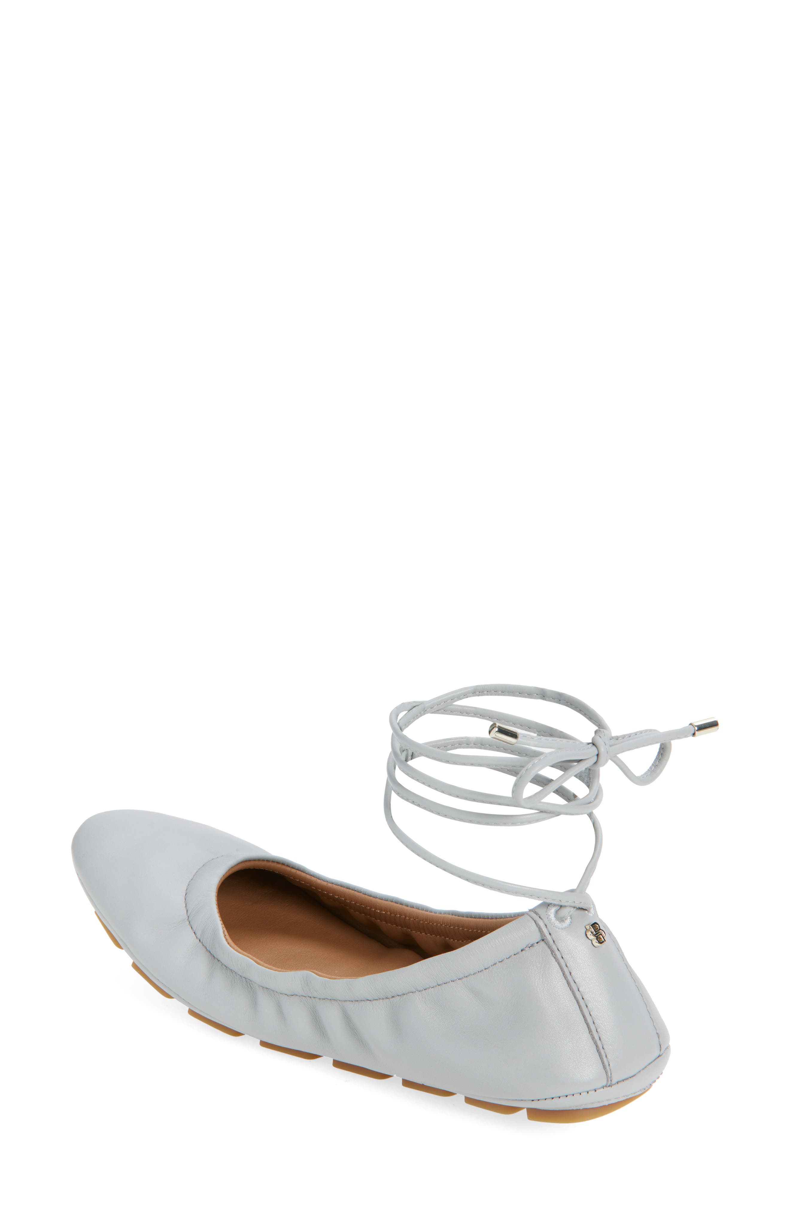 Roxanne Ballerina Flat, Alternate, color, LIGHT/ PASTEL GREY
