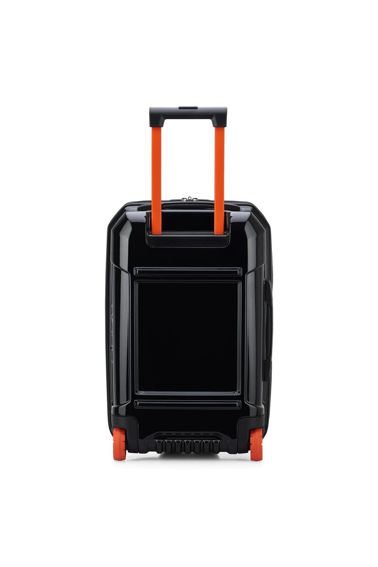JH003B 21" Carry On Hardside Expandable Luggage with Two Wheels, Alternate, color, Black