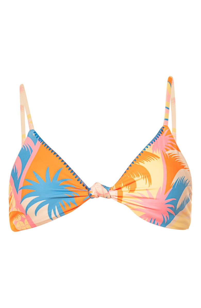 Maaji Solar Bliss Reversible Sahara Bikini Top, Alternate, color, Open Yellow