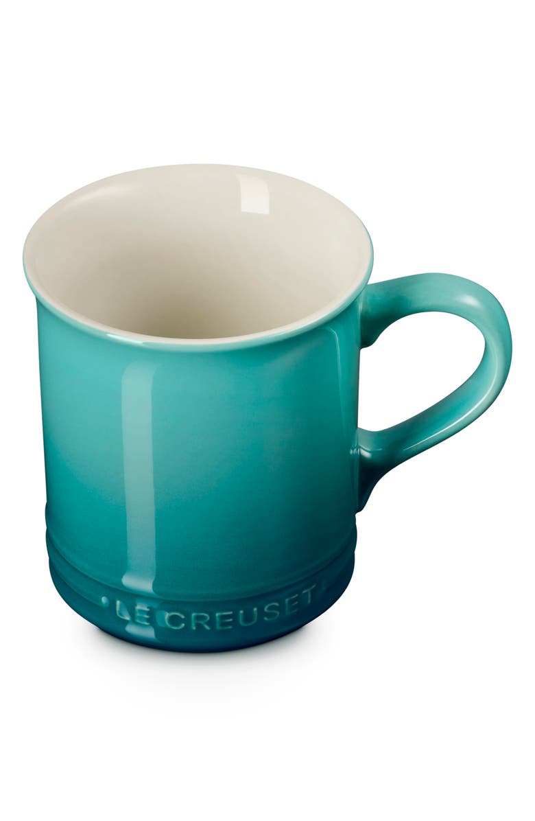 Le Creuset 14-Ounce Stoneware Mug, Alternate, color, Riviera