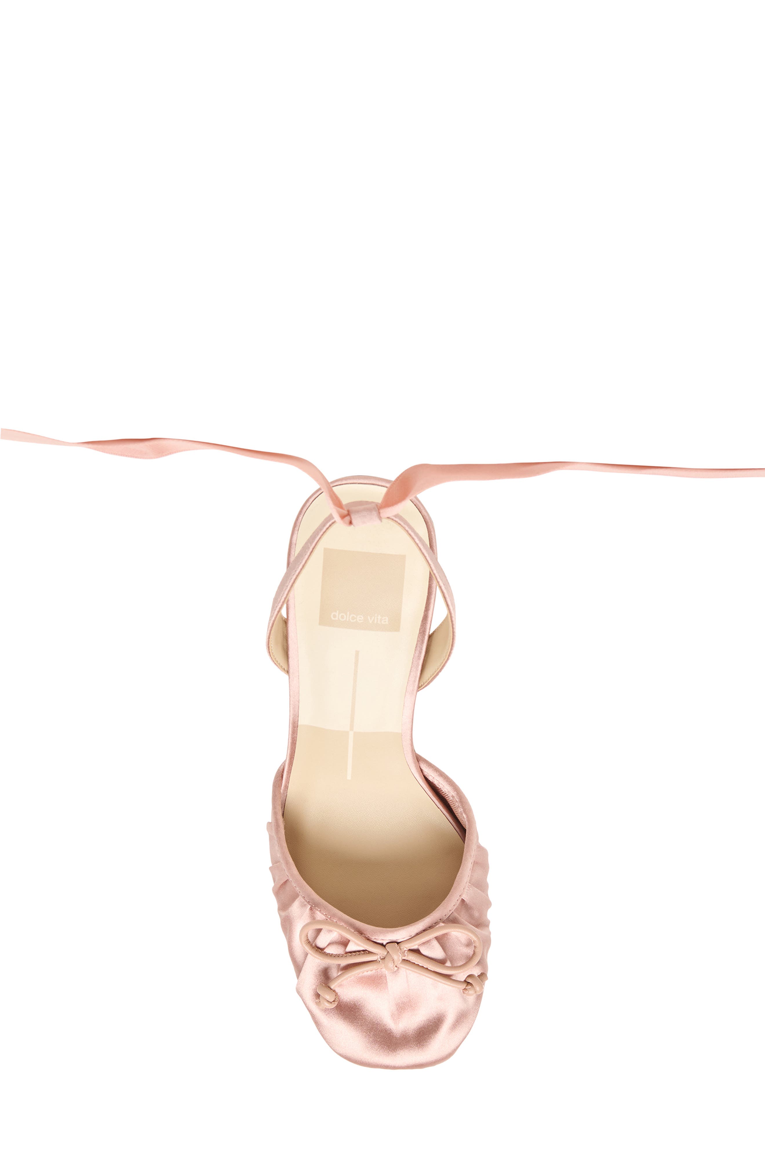 Dolce Vita Tisha Ankle Wrap Pump, Alternate, color, Light Blush Satin