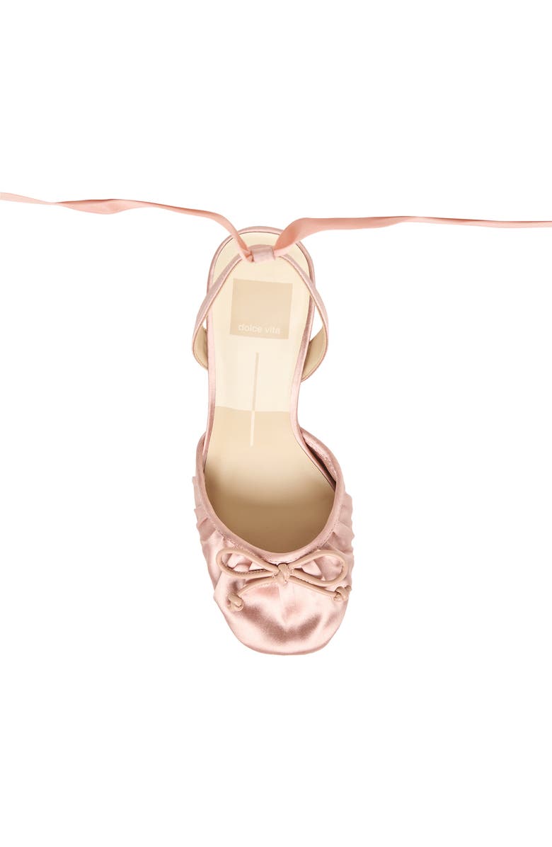 Dolce Vita Tisha Ankle Wrap Pump, Alternate, color, Light Blush Satin