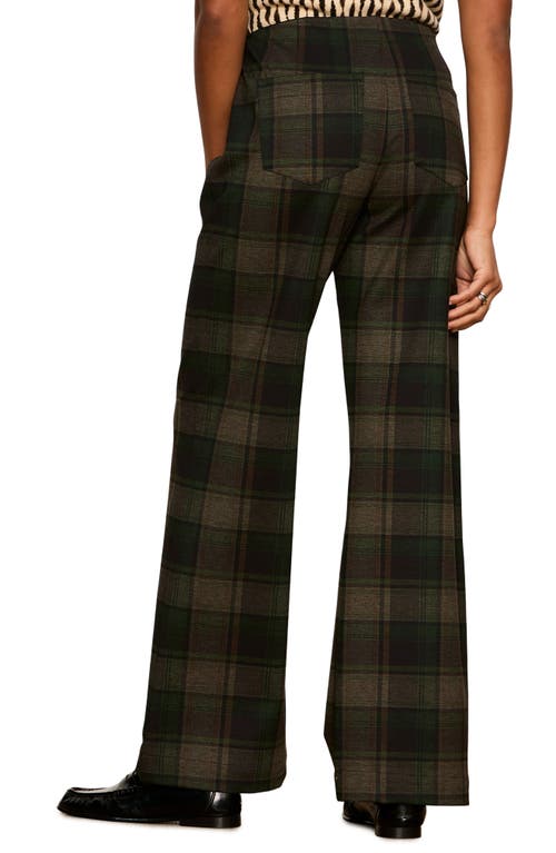 Sanctuary Relay Plaid Pull-on Pants In Red