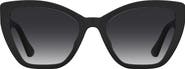 Moschino 55mm Gradient Cat Eye Sunglasses