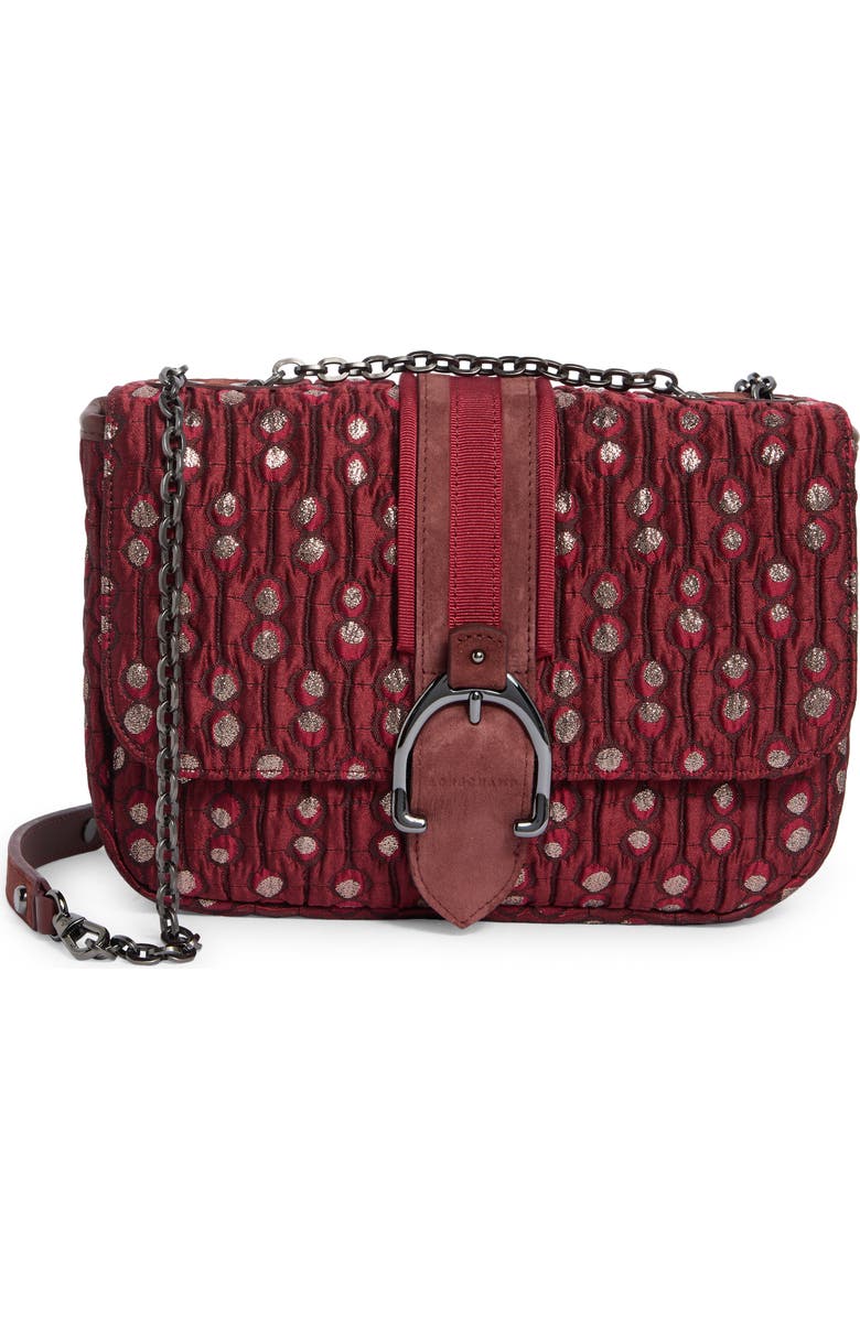 Longchamp Amazone Small Crossbody Bag, Main, color, Fig