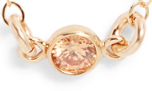 Set & Stones Birthstone Station Necklace In Gold