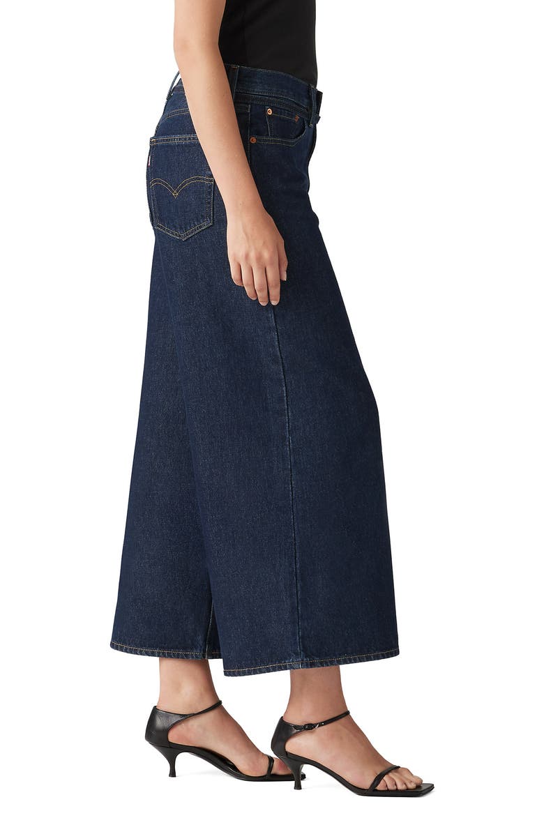 Levi's High Waist Wide Leg Culotte Jeans, Alternate, color, Shaded View