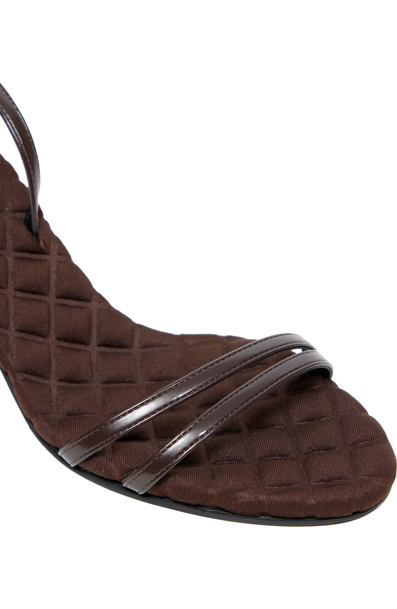 Aera Laura vegan brushed leather effect, Alternate, color, Chocolate
