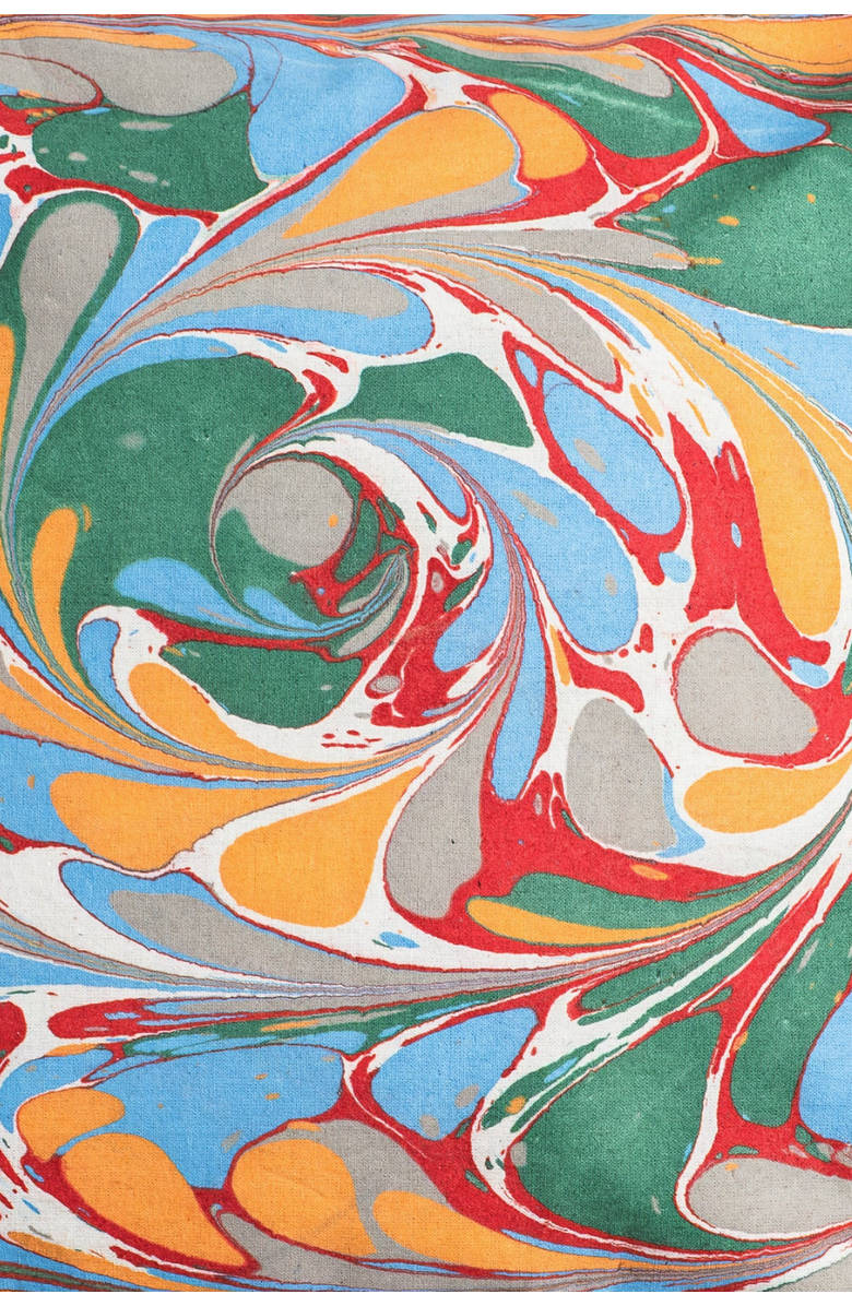 Inner Child Marais Hand Marbled Square Pillow - Cover Only, Alternate, color, Multicolor