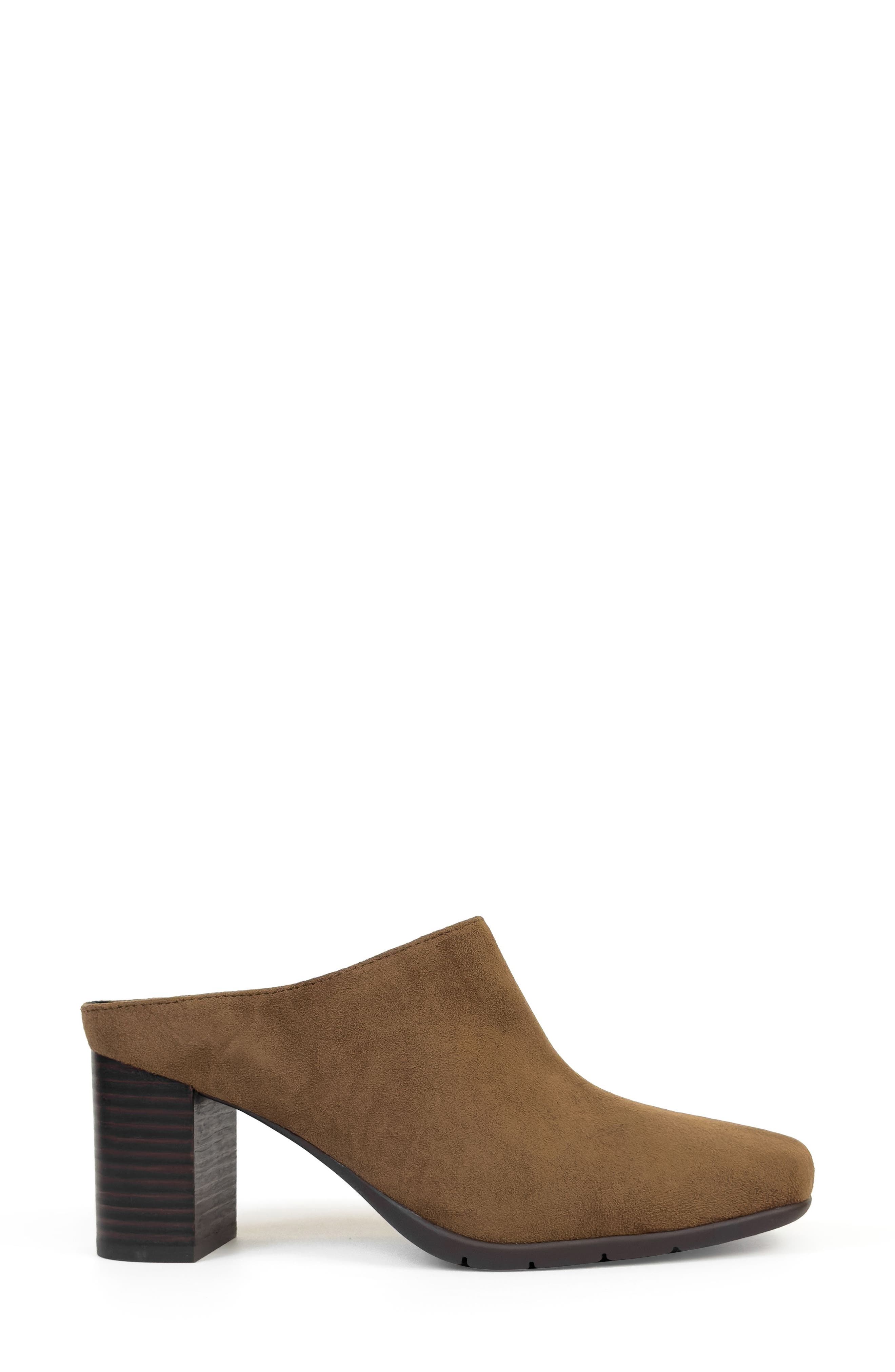 Aerosoles Maddy Mule, Alternate, color, Fango Faux Suede