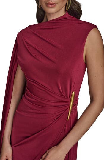 Ruched Drape Gown