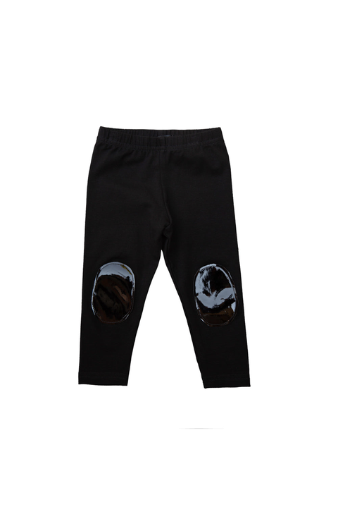 Patent Patch Leggings