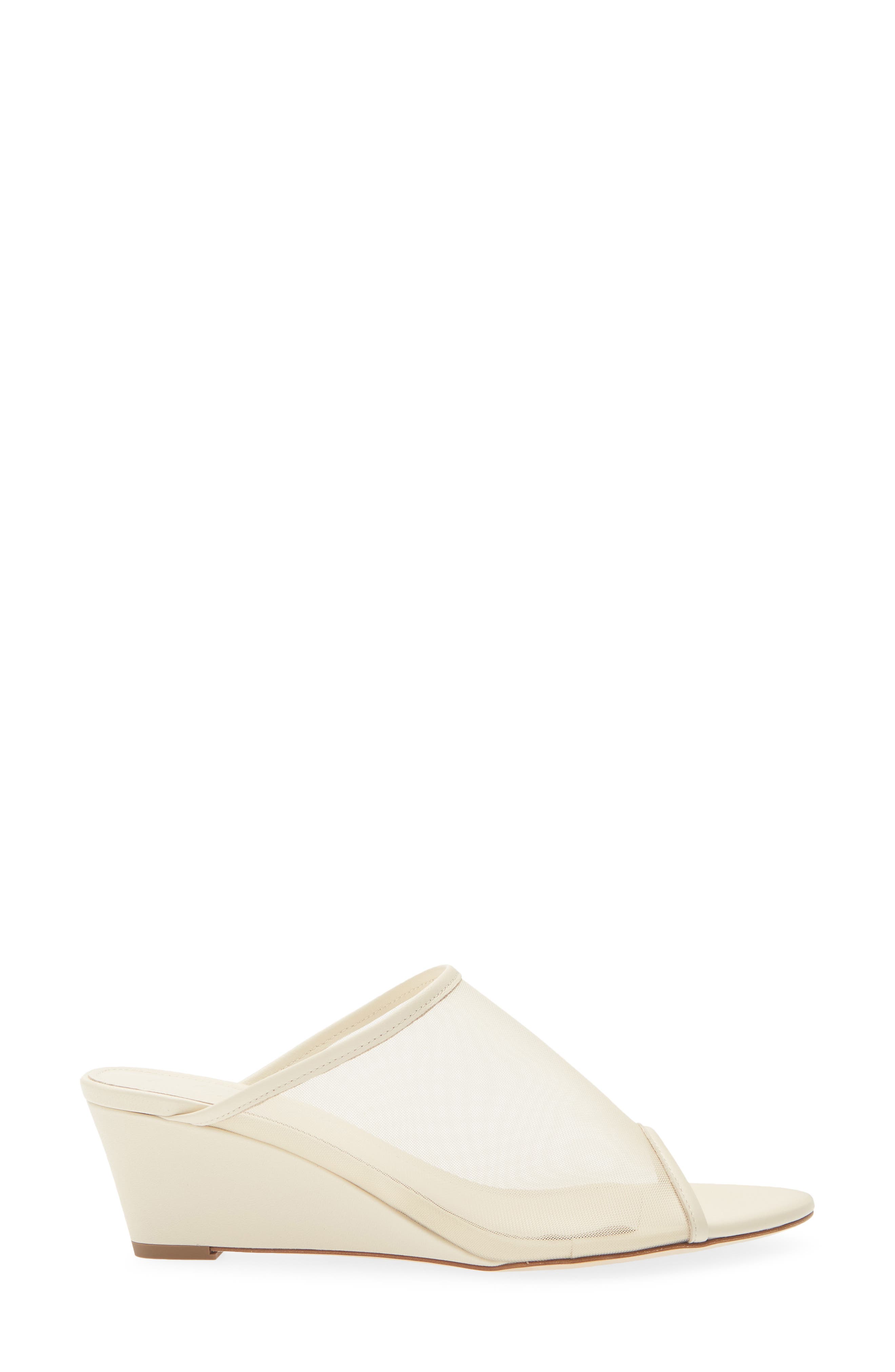 Suzanne Wedge Sandal, Alternate, color, CREAMY
