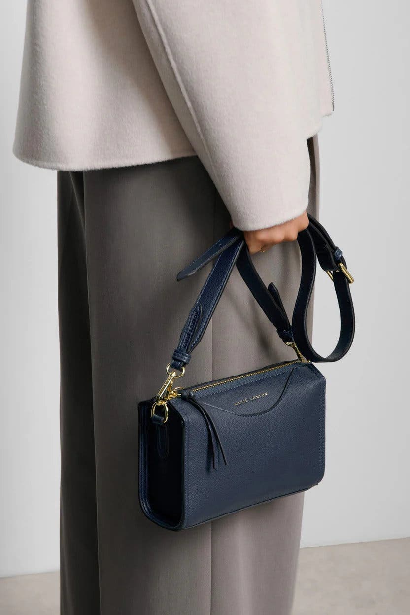 Katie Loxton Alba Crossbody Bag in Navy, Alternate, color, Navy