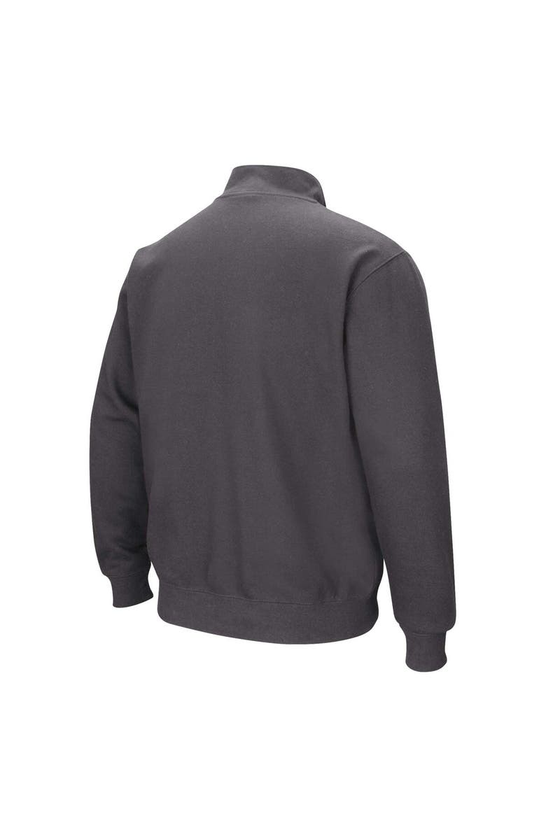 COLOSSEUM Men's Colosseum Charcoal Vanderbilt Commodores Tortugas Quarter-Zip Jacket, Alternate, color, Charcoal