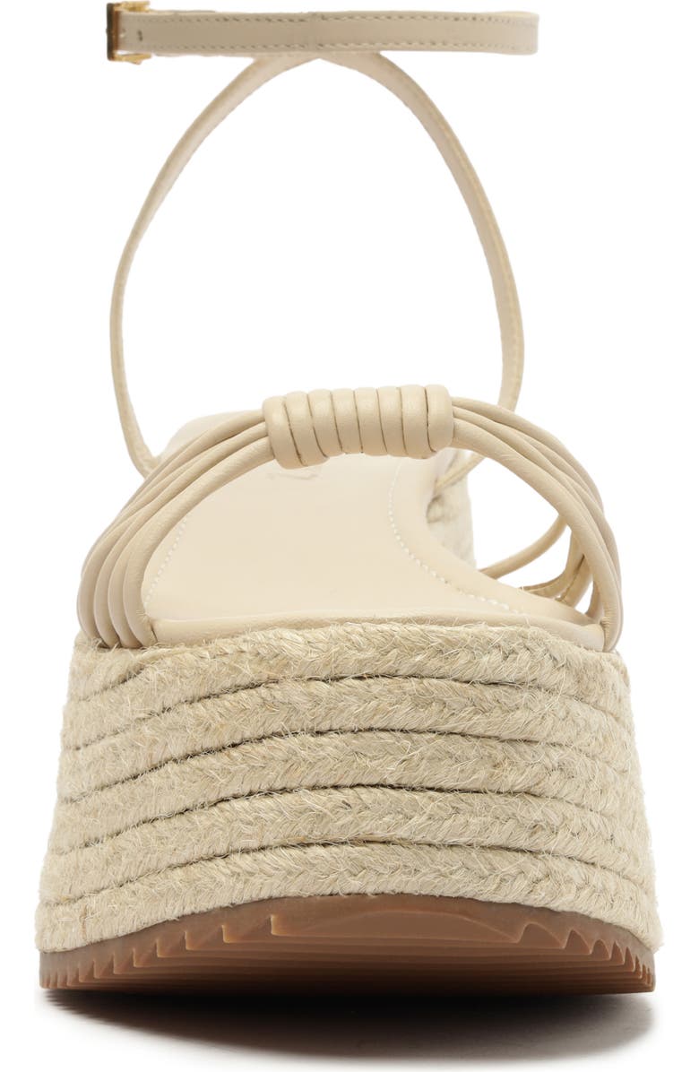 Schutz Livia Platform Wedge Sandal, Alternate, color, Off White