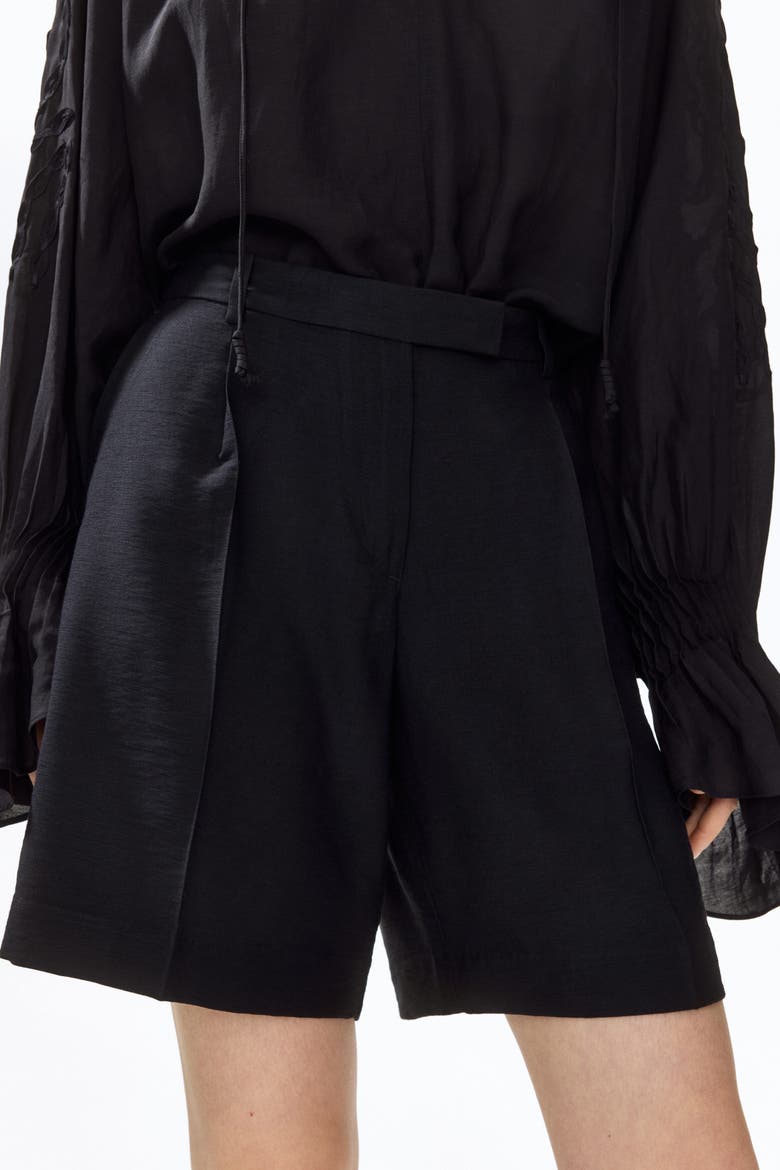 Bermuda Shorts, Alternate, color, Black