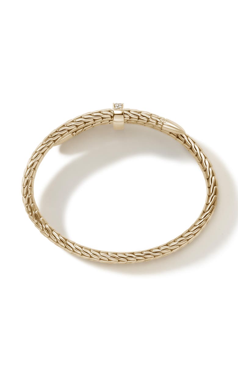 John Hardy Spear Coil Choker, Diamonds, Alternate, color, 14K Yellow Gold