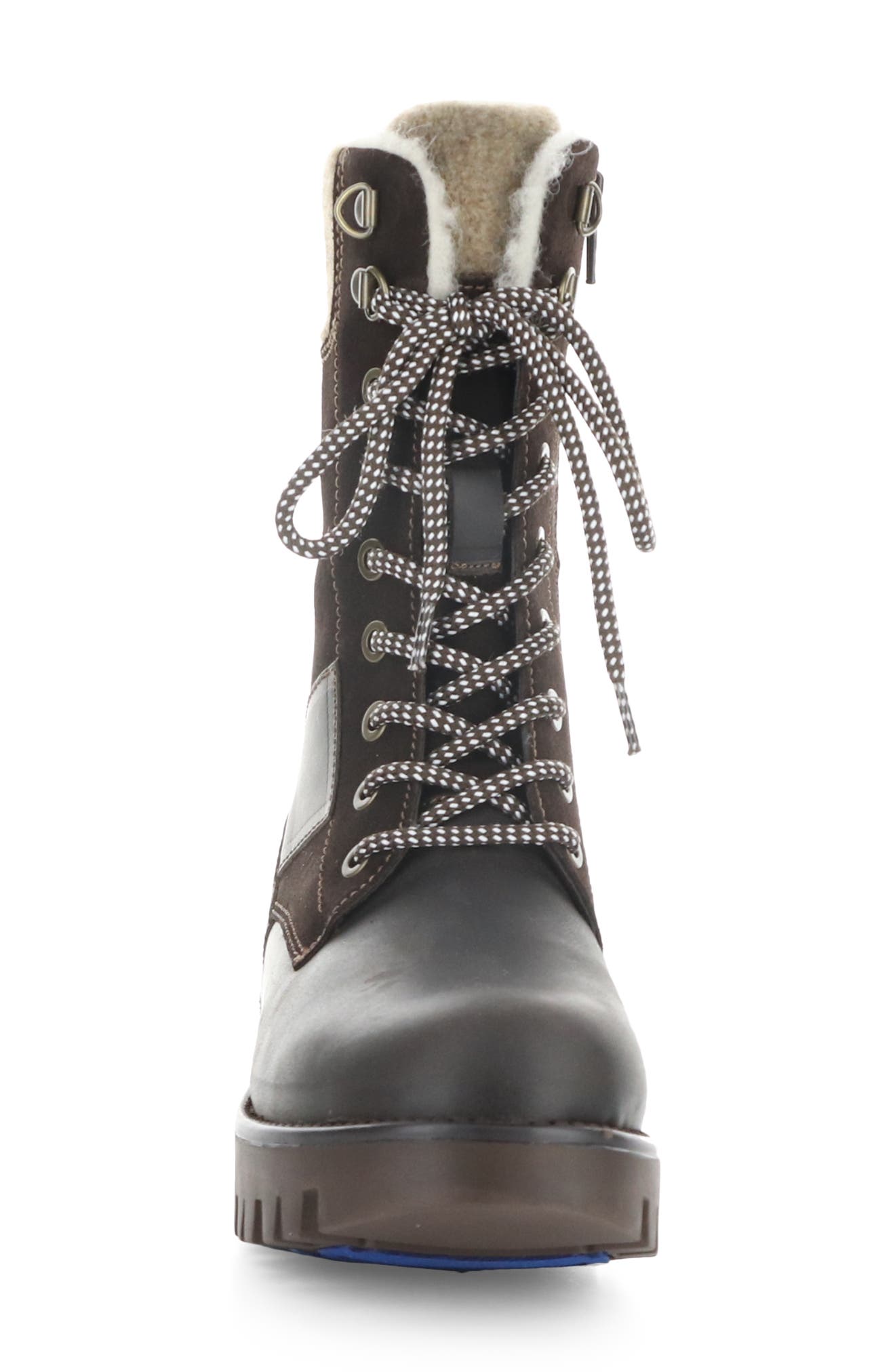 Genus Prima Waterproof Platform Bootie, Alternate, color, DK BROWN/COFFEE/BARK