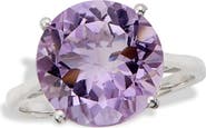 SAVVY CIE JEWELS Semiprecious Stone Solitaire Ring