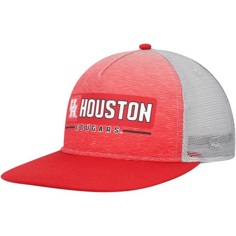 Men's Colosseum  Red/Gray Houston Cougars Snapback Hat