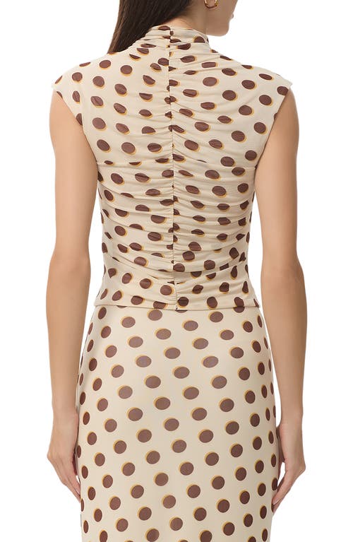 Afrm Jolie Mock Neck Sleeveless Top In Multi
