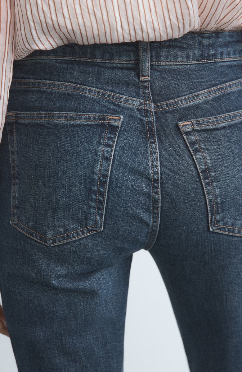 MANGO Slim Fit Jeans, Alternate, color, Dark Blue