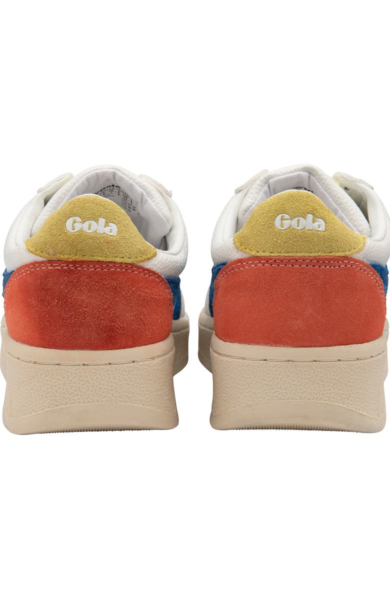 Gola Classics Grandslam Trident Sneaker, Alternate, color, White/ Marine Blue/ Limelight