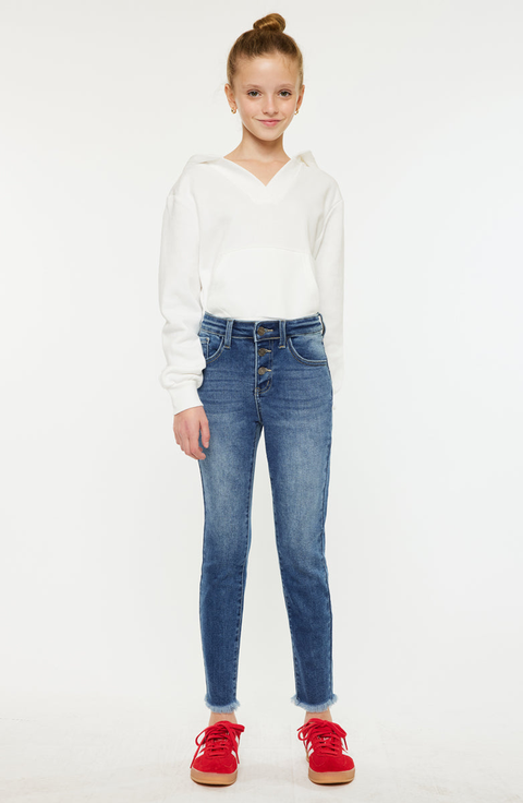 Marinette High Rise Ankle Skinny Jeans