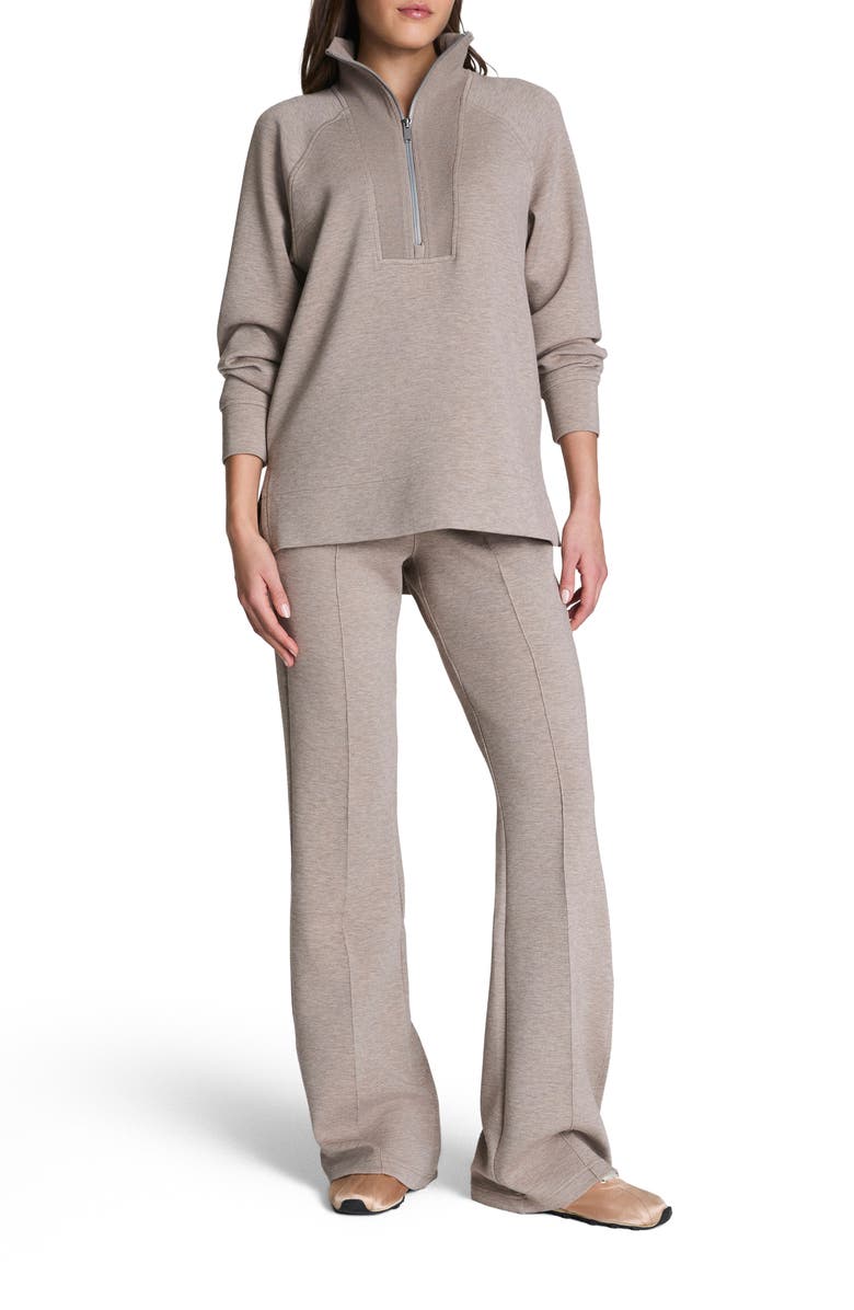 SPANX<sup>®</sup> Brushed AirEssentials<sup>®</sup> Flare Leg Pants, Alternate, color, Birch Heather