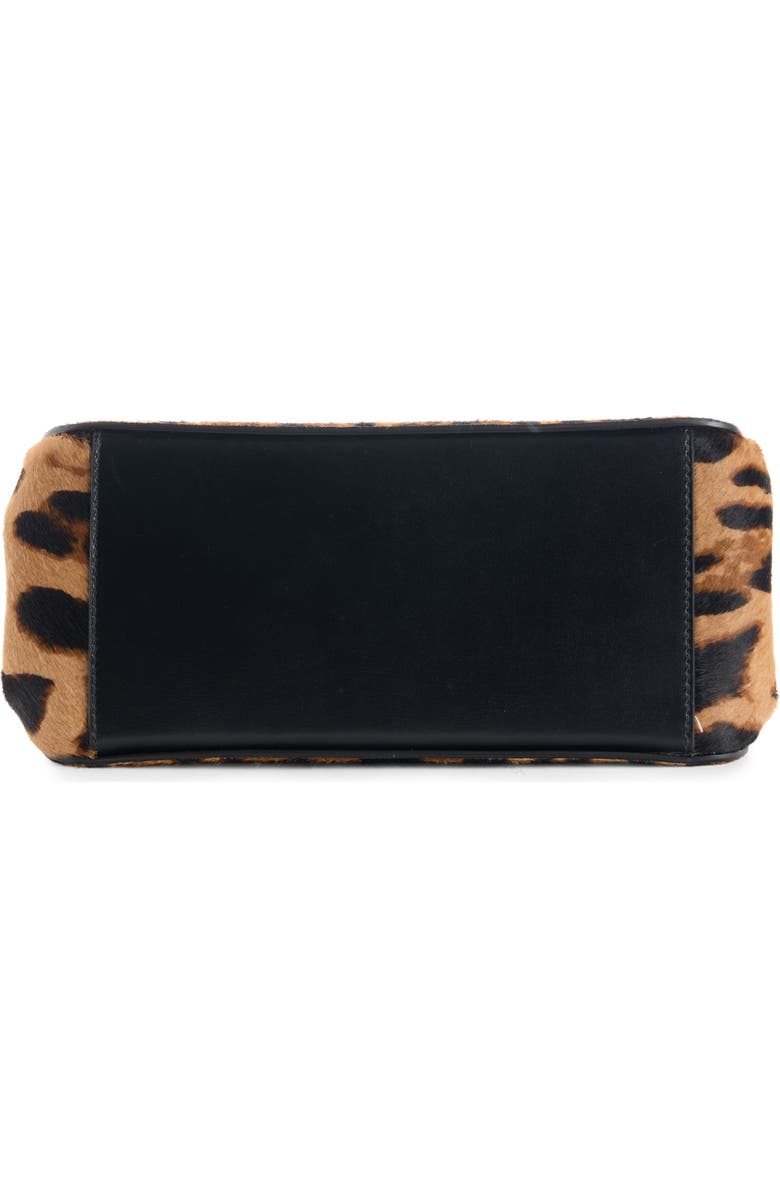 Givenchy Mini Pinch Genuine Calf Hair Top Handle Bag, Alternate, color, 007-Black/ Beige