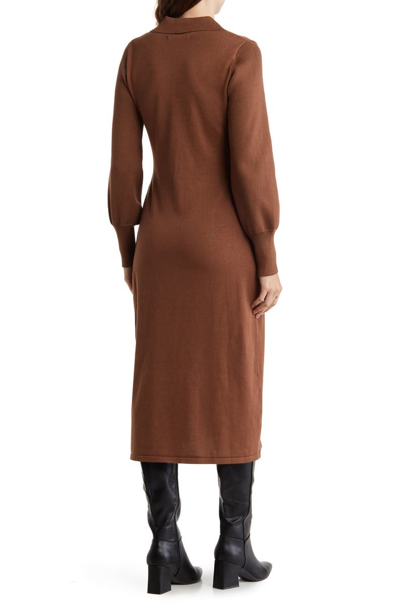 Julia Jordan Long Sleeve Sweater Dress, Alternate, color, 