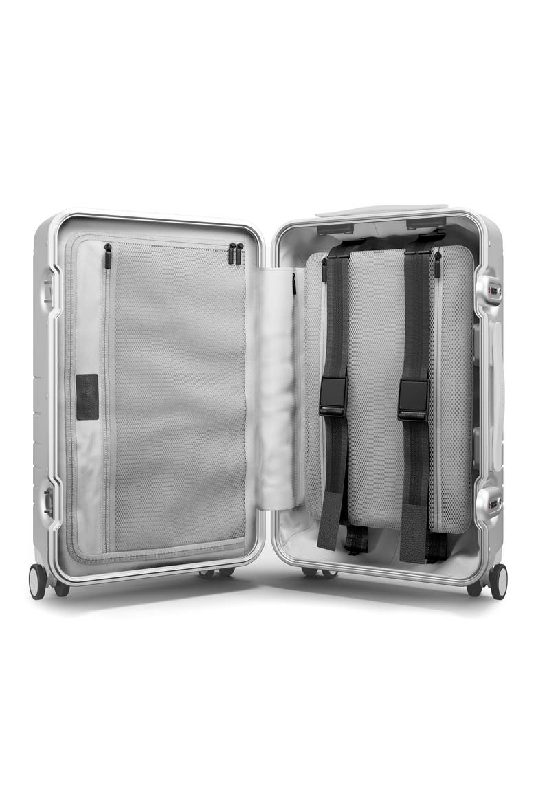 22-Inch Hybrid Spinner Carry-On Bag, Alternate, color, SILVER