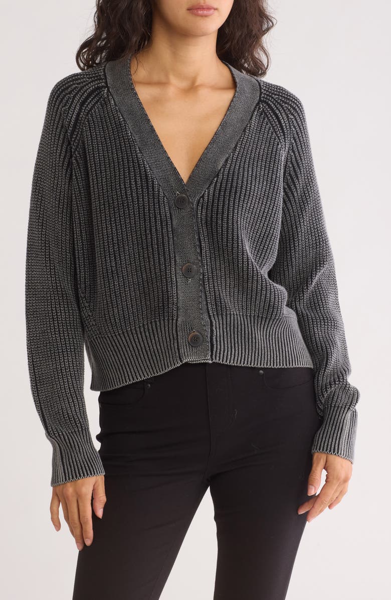 Daniel Rainn V-Neck Cotton Cardigan, Main, color, 