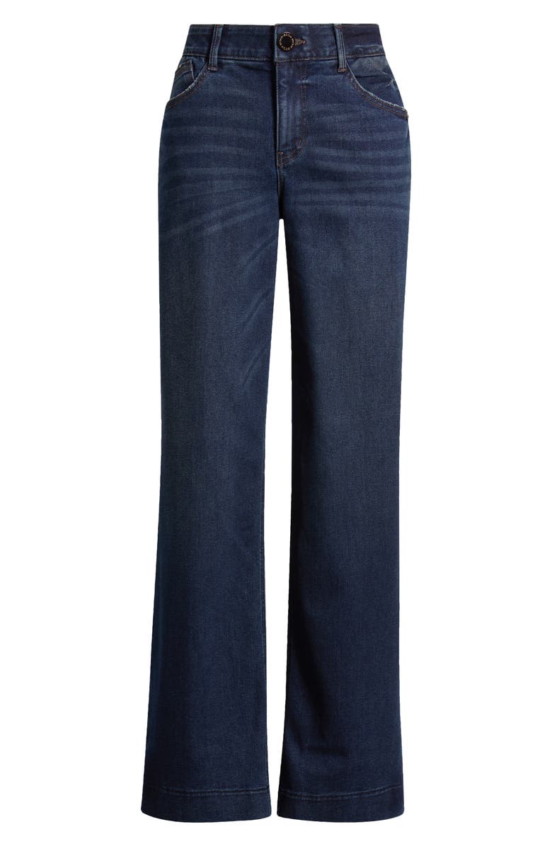 Wit & Wisdom Sam High Waist Wide Leg Jeans, Alternate, color, Indigo Artisanal