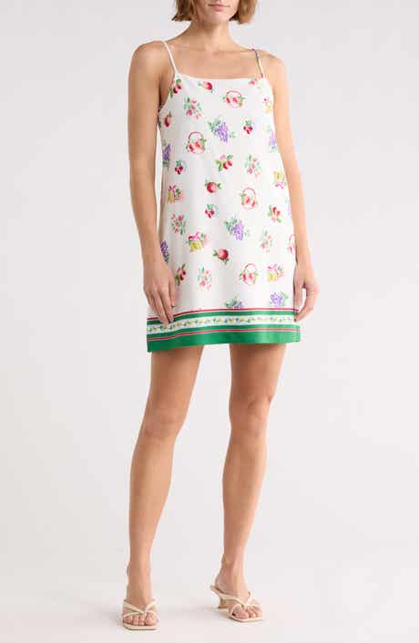 WAYF Cami Linen Blend Minidress